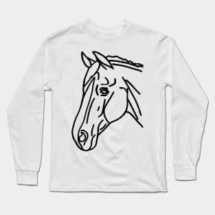 horse head Long Sleeve T-Shirt